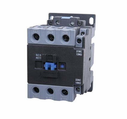 3 Phase 125A 220V/380V AC Contactor 50/60Hz Din Rail  1NO 1NC Silver Auxiliary Contact