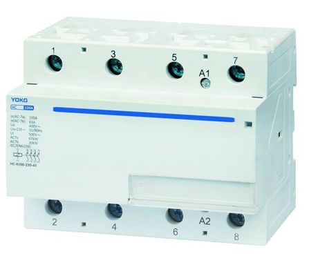 تماسگر AC 24 ولت خانگی با نصب پیچ و 4KV فشار نامی مقاومت در برابر ولتاژ