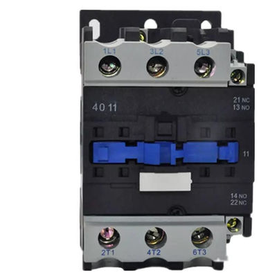 220V ولتاژ نامگذاری AC برقی Contactor با 60A نامگذاری جریان برای نصب DIN ریل