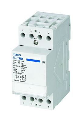 4 قطب کنتاکتور AC خانگی برای -25°C-40°C دمای محیط و 50/60Hz